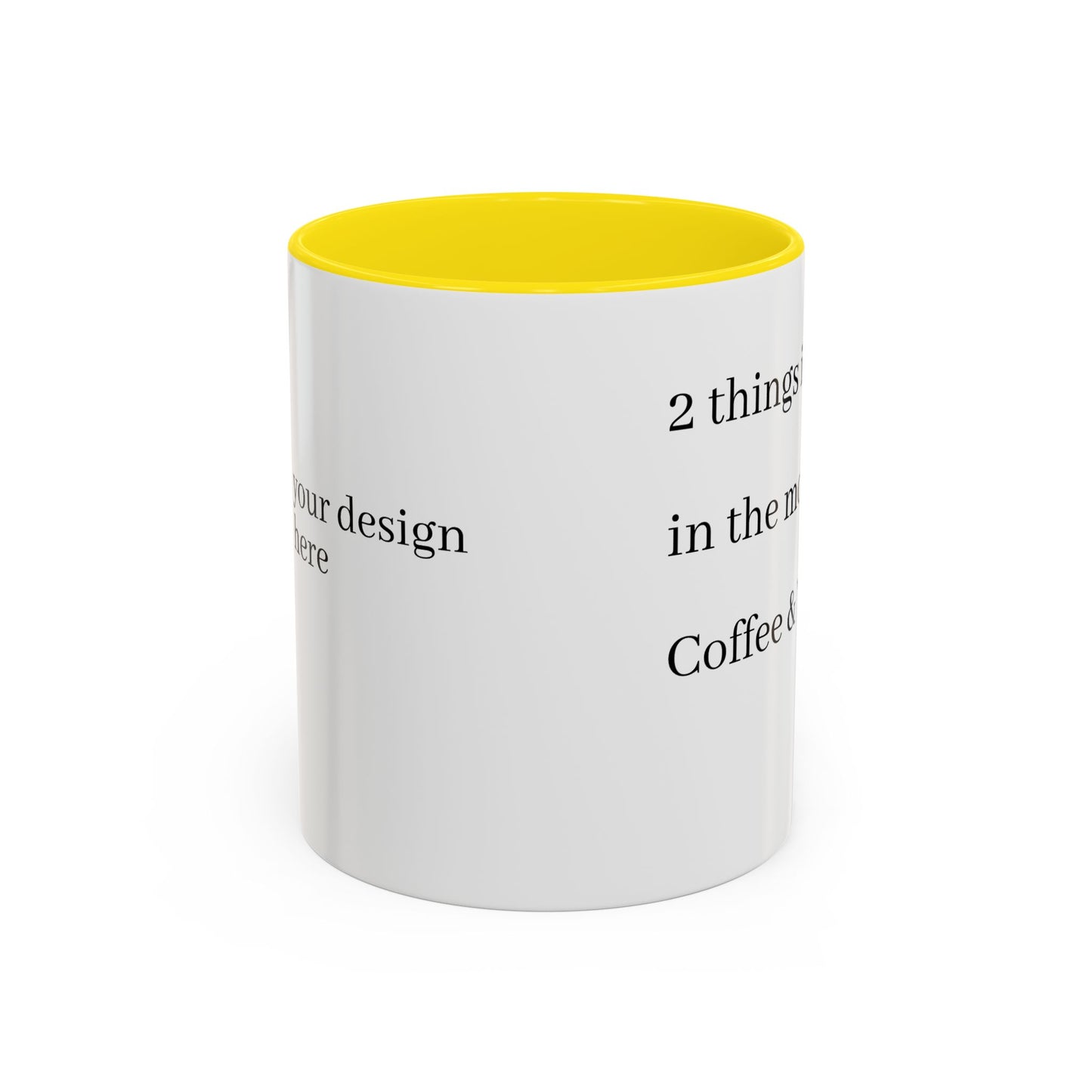 Coffee & You Accent Mug - Perfect for Morning Rituals - Ideal Gift for Coffee Lovers