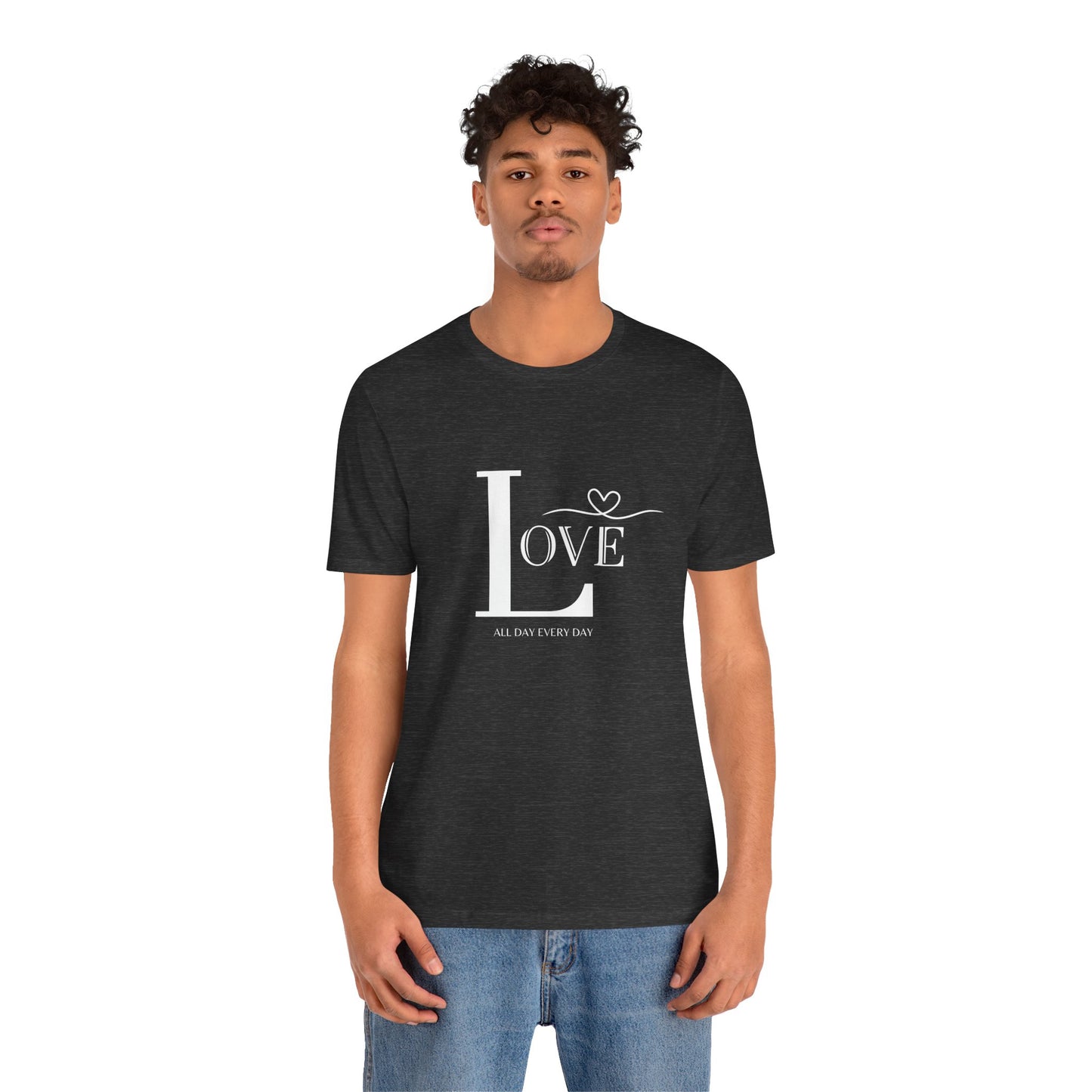 Unisex  Jersey Short Sleeve Love Tee