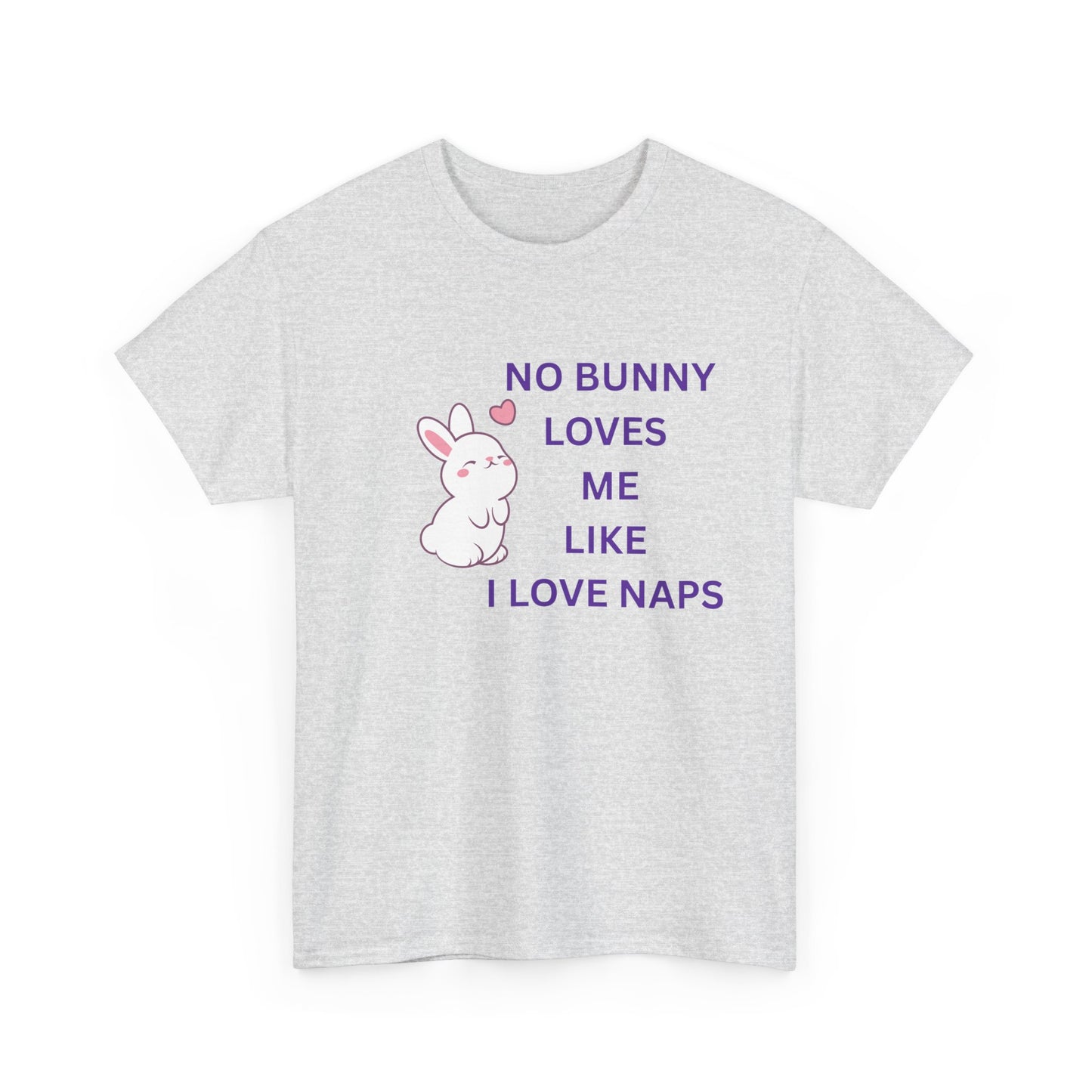 Funny Bunny Nap Lover Unisex Heavy Cotton Tee