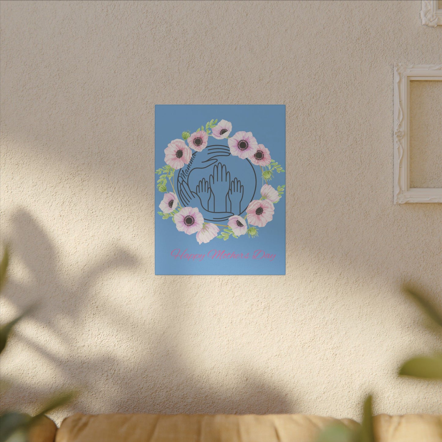 Canvas Wall Decor - Mother's Day Floral Spring gift