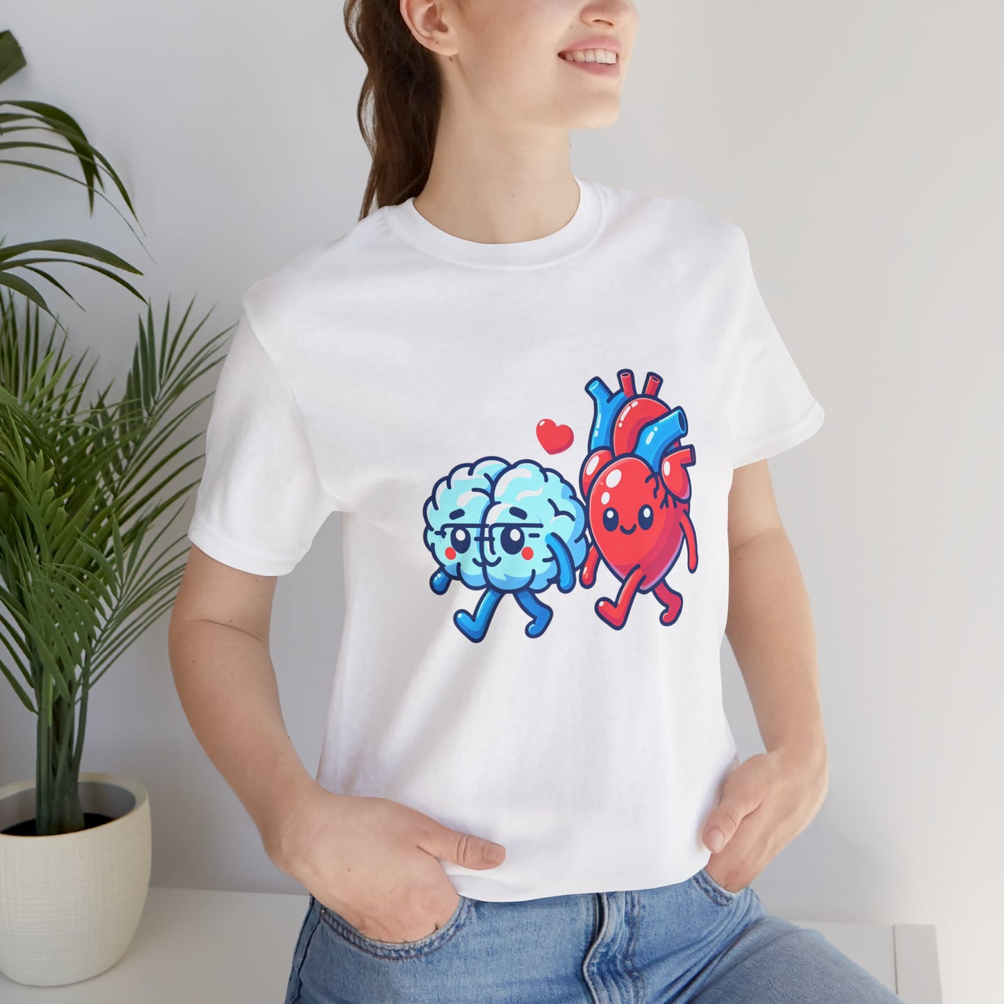 Camiseta unisex con estampado teñido en prenda
