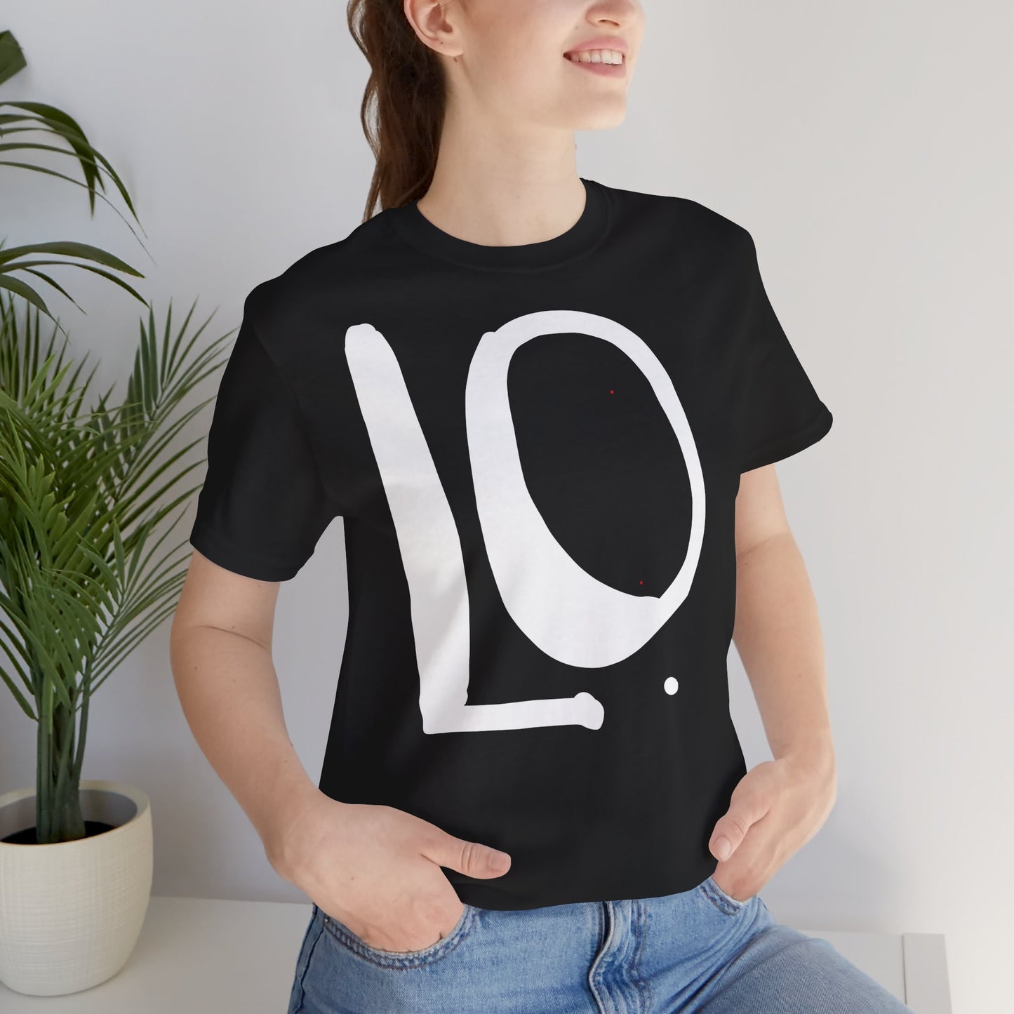 Cotton Unisex couple matching Jersey Short Sleeve tee