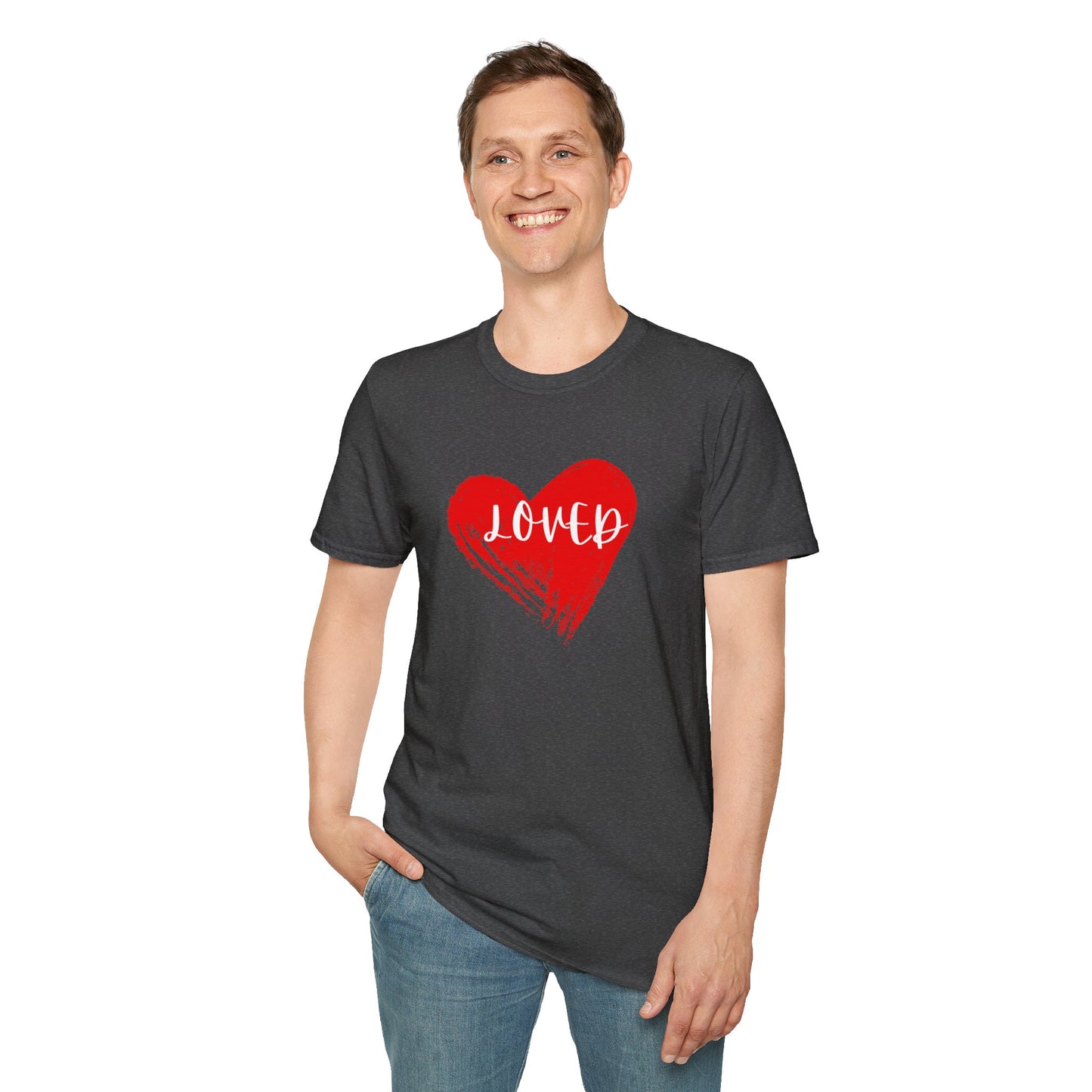 Camiseta unisex blanca Softstyle para hombre y mujer talla M 