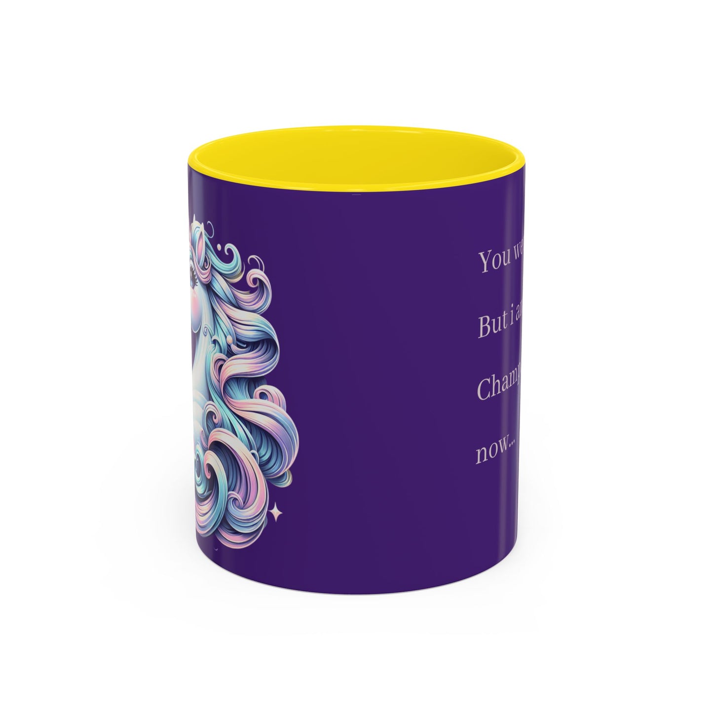 Playful Quote Coffee Mug - 'You Were My Coffee, But I Am Drinking Champagne Now'