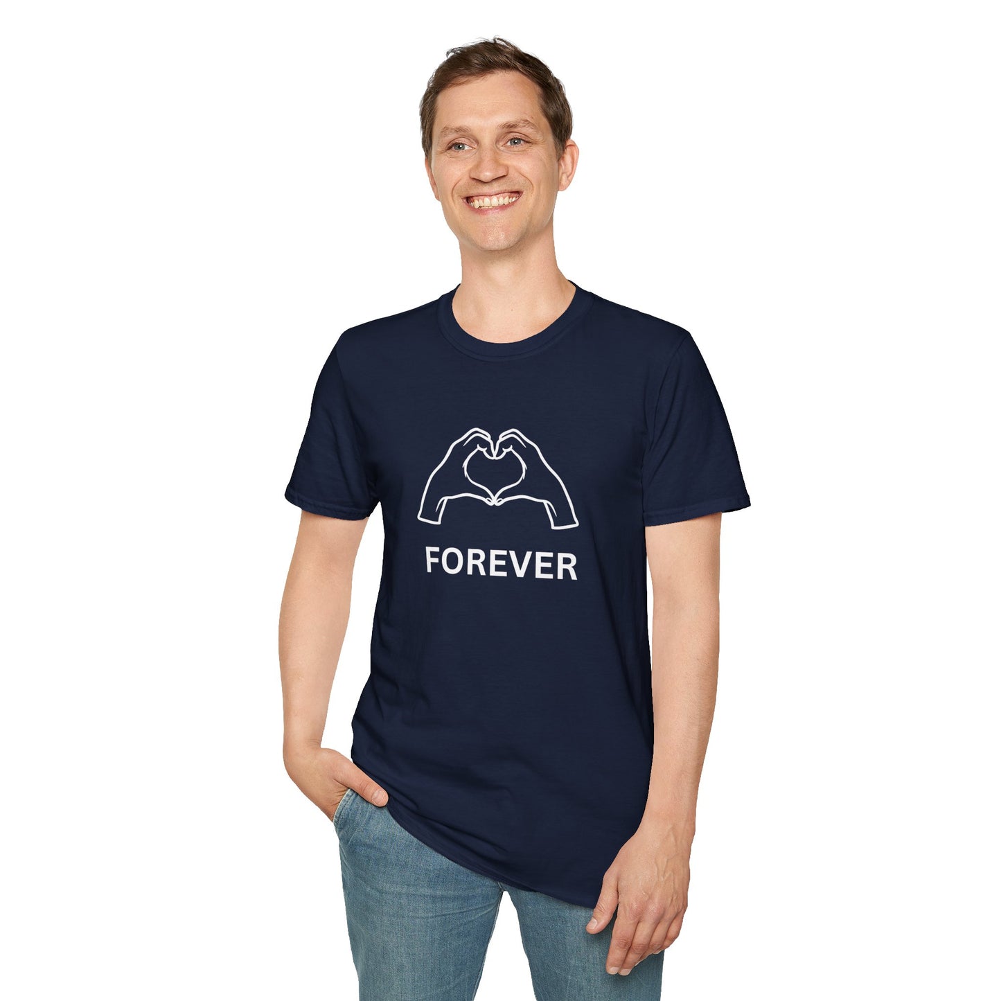 Street Style Unisex Softstyle T-Shirt Set voor Koppels
