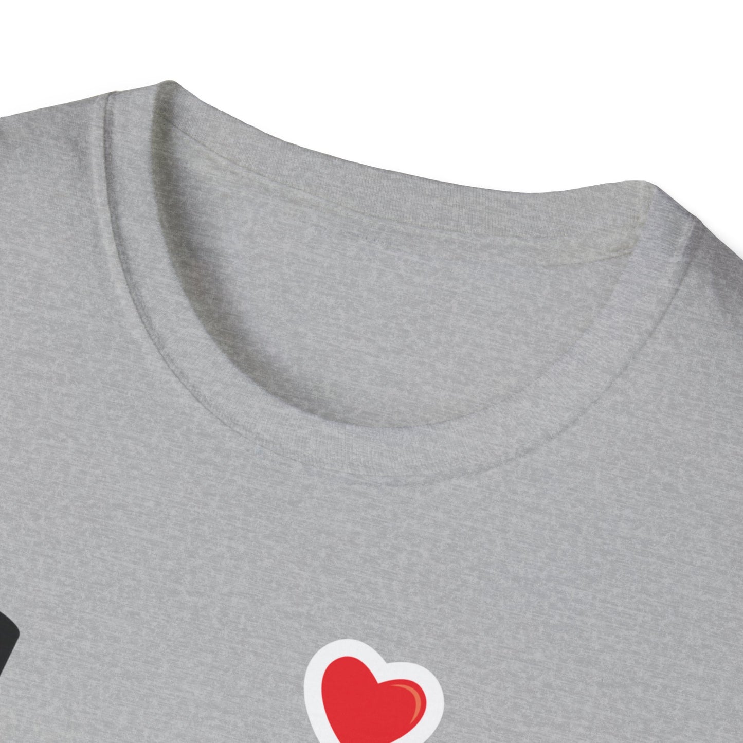 Weißes Unisex Softstyle Love T-Shirt