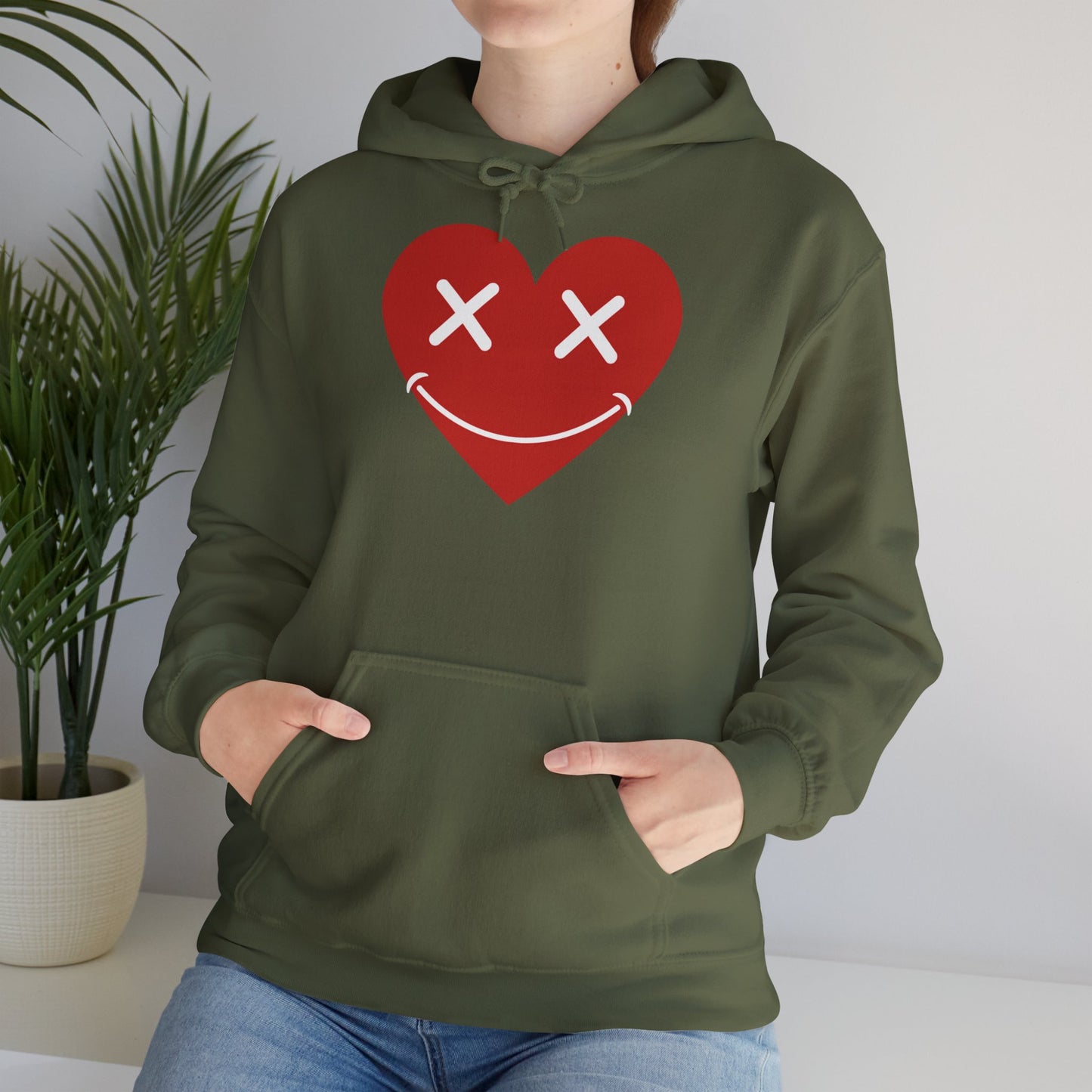 Sudadera unisex con capucha y mezcla pesada™ Love 