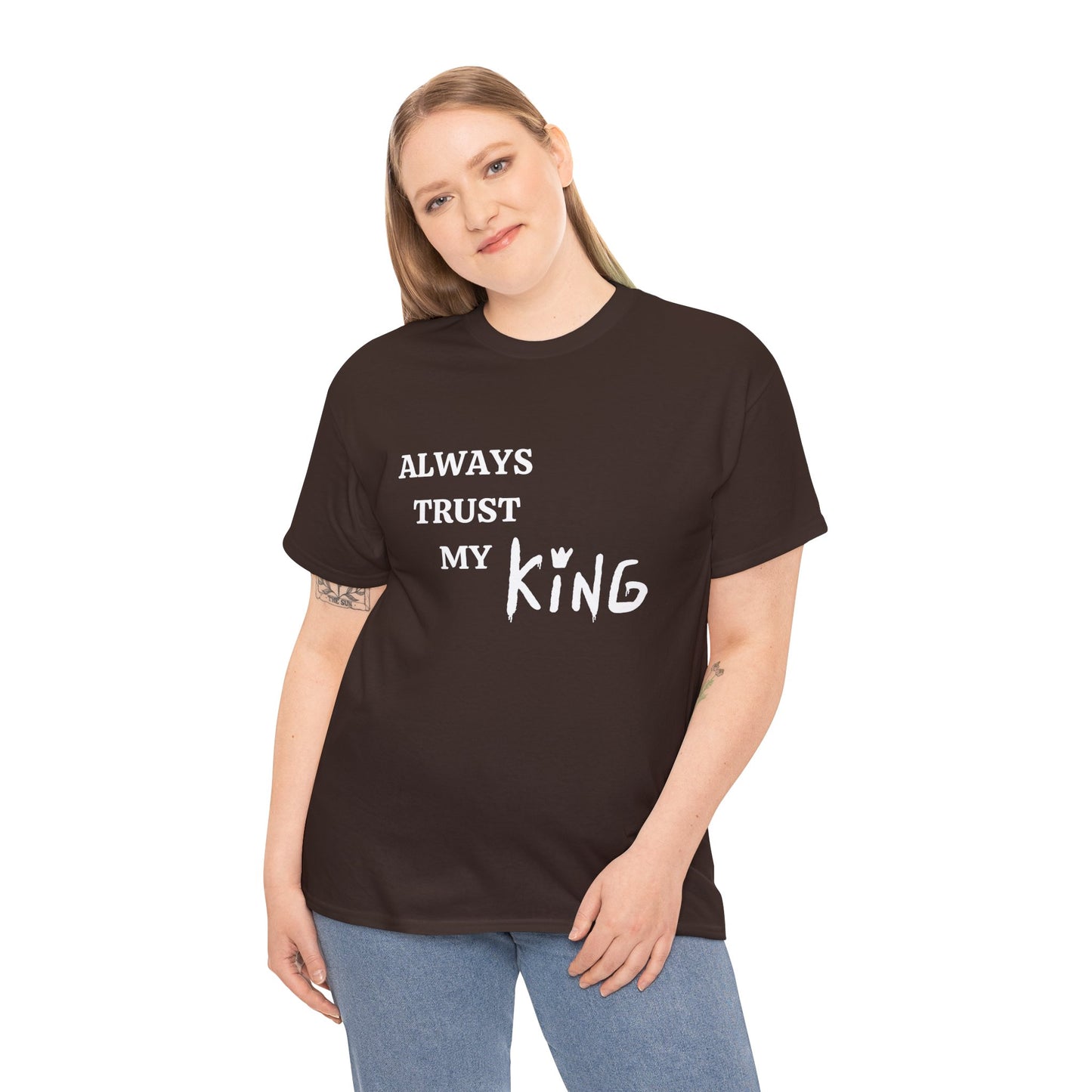 T-shirt Couple Assorti - T-shirt en Coton Épais Unisexe Amusant