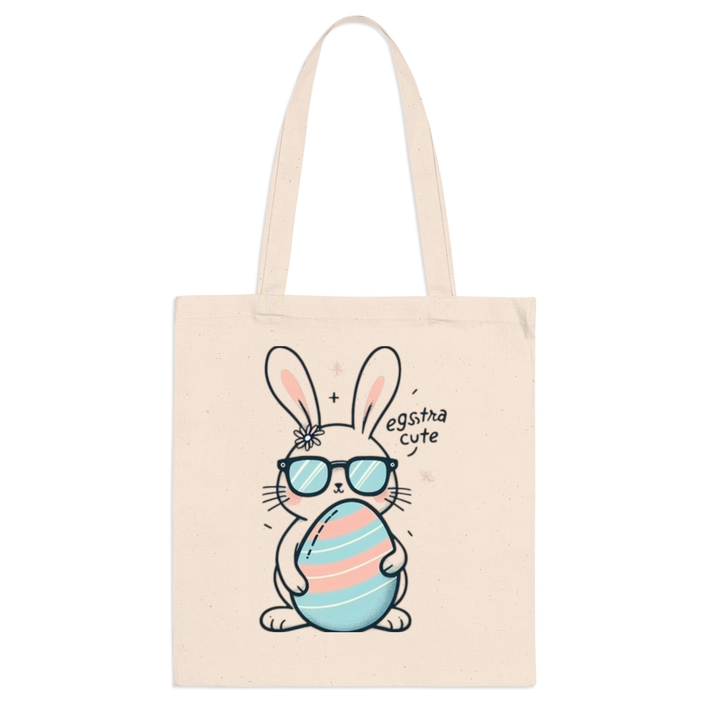 Cute Bunny Easter Tote Bag - Perfect for Spring Celebrations Süße Oster-Tragetasche mit Hasenmotiv – perfekt für Frühlingsfeiern