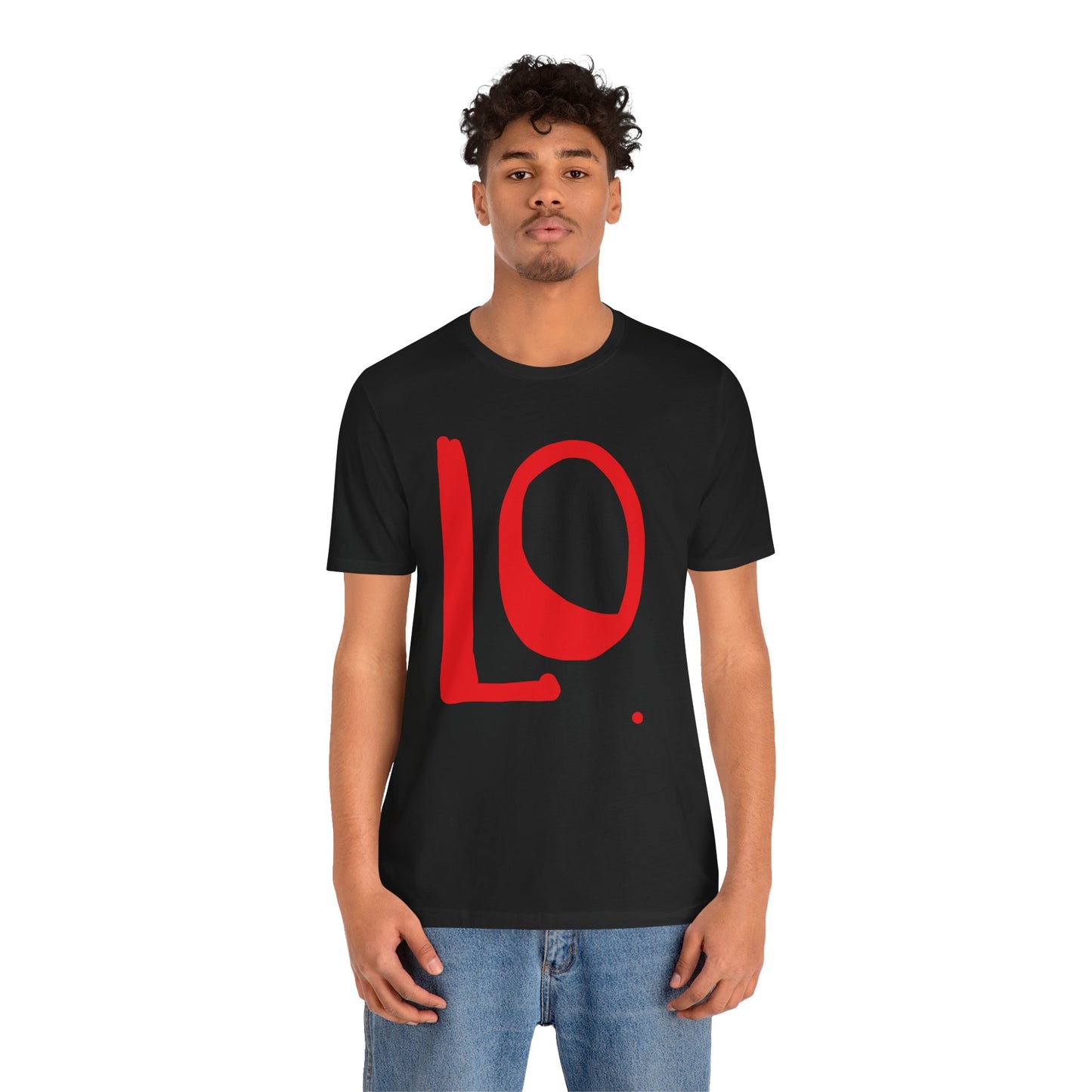 Weißes Unisex-Jersey-T-Shirt mit kurzen Ärmeln für Paare