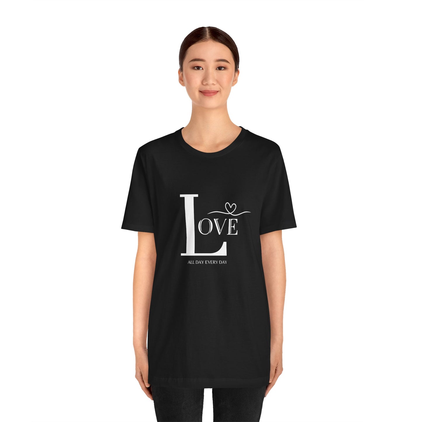 Unisex  Jersey Short Sleeve Love Tee