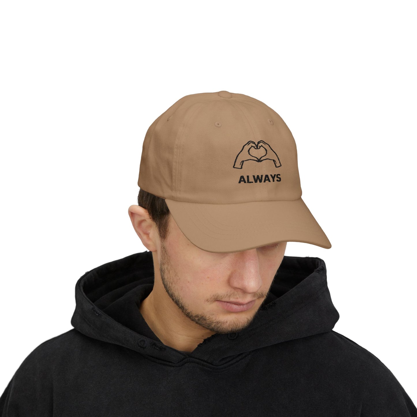 Dad Cap - Klassische weiße verstellbare Mütze