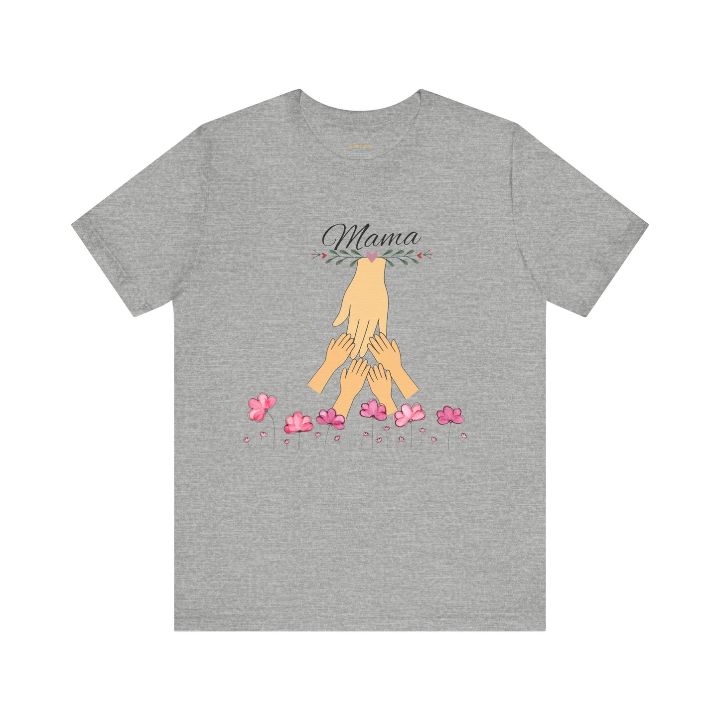 Mama Hands Unisex Custom  Tee - Perfect Gift for Mother's Day & Family Celebrations