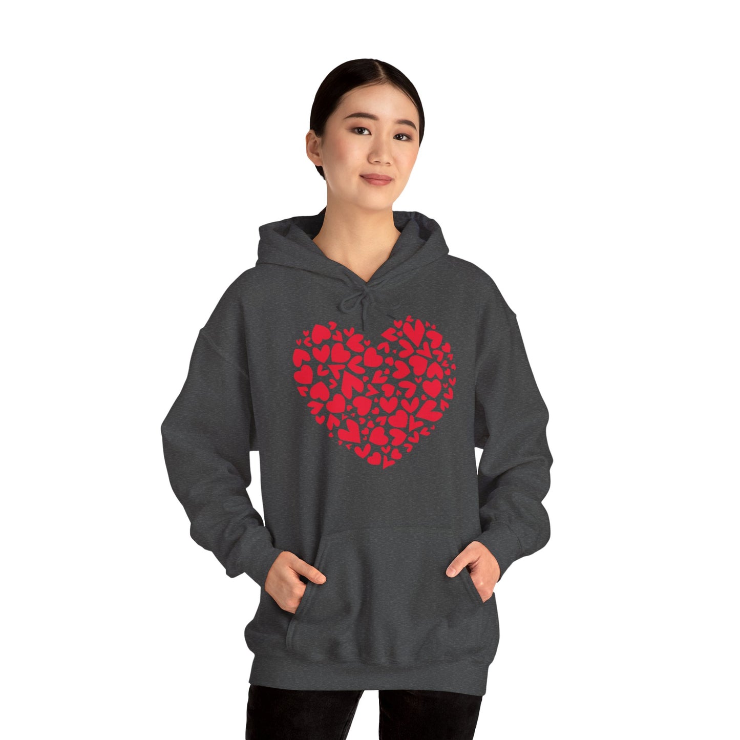 Heavy Blend™ Love-Sweatshirt mit Kapuze für Damen
