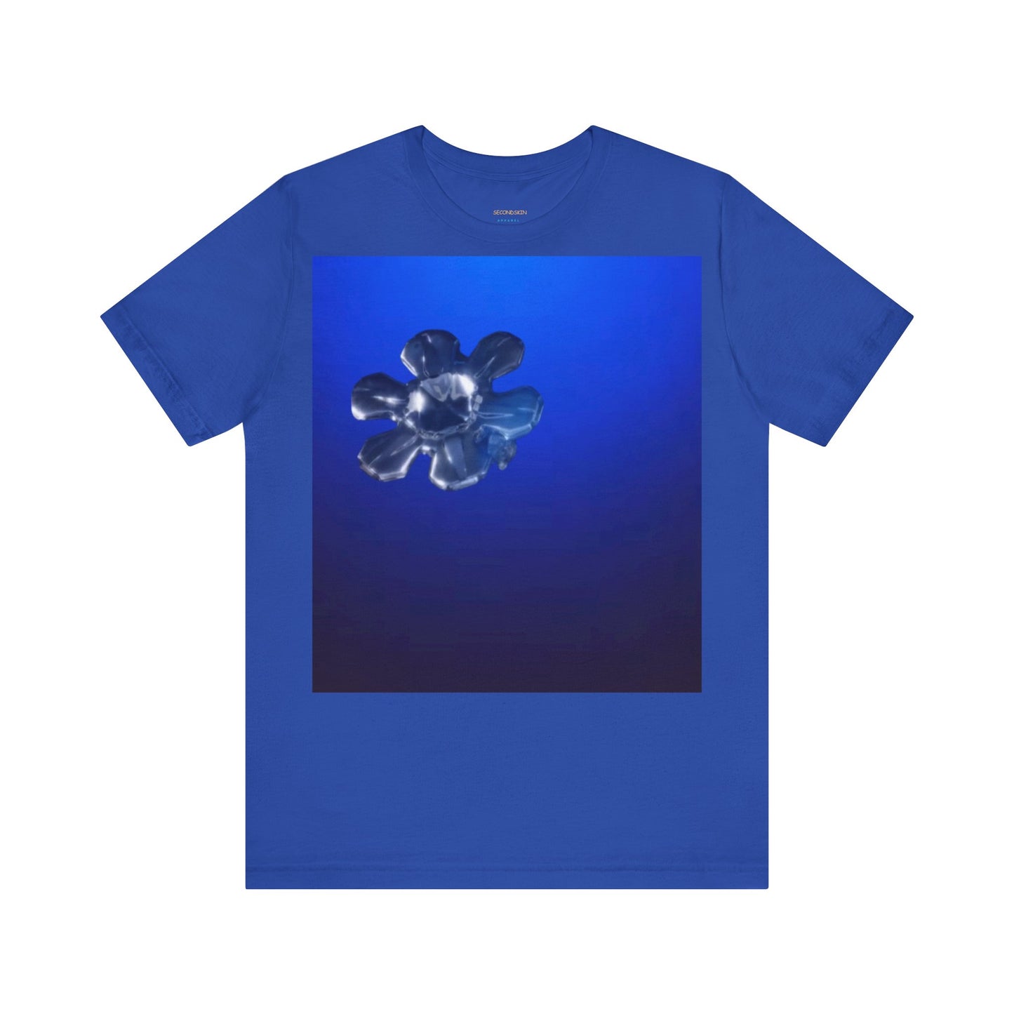 Blue Women’s  Jersey Short Sleeve organic cotton  Tee