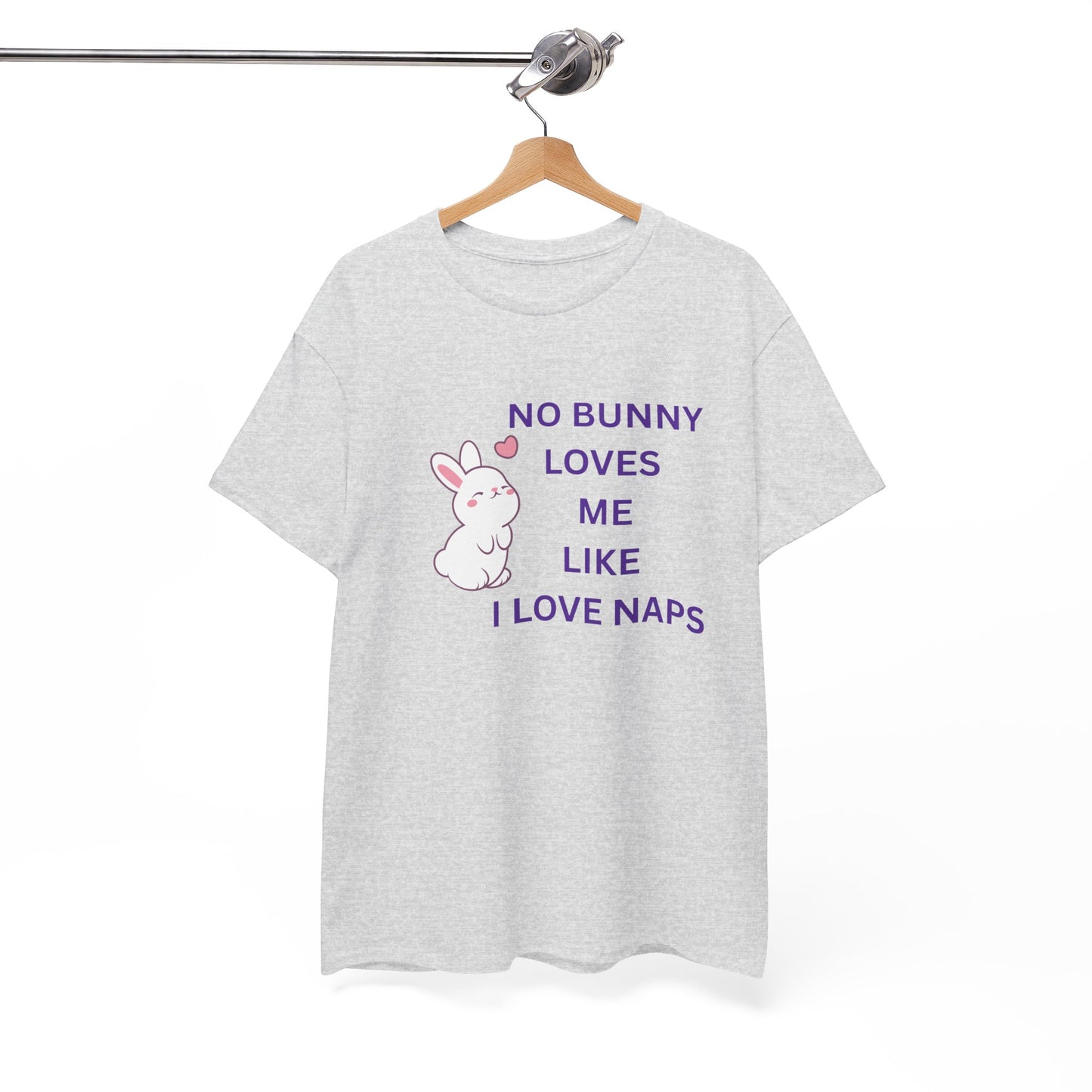 Funny Bunny Nap Lover Unisex Heavy Cotton Tee