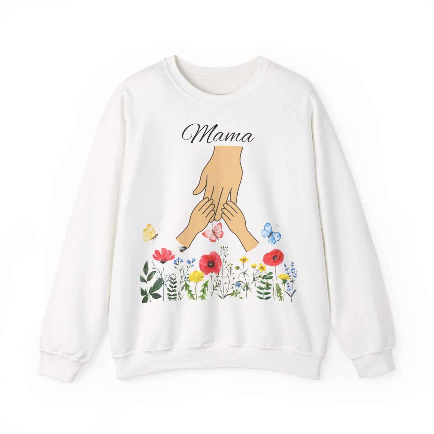 Floral Mama Crewneck Sweatshirt - Unisex Heavy Blend™