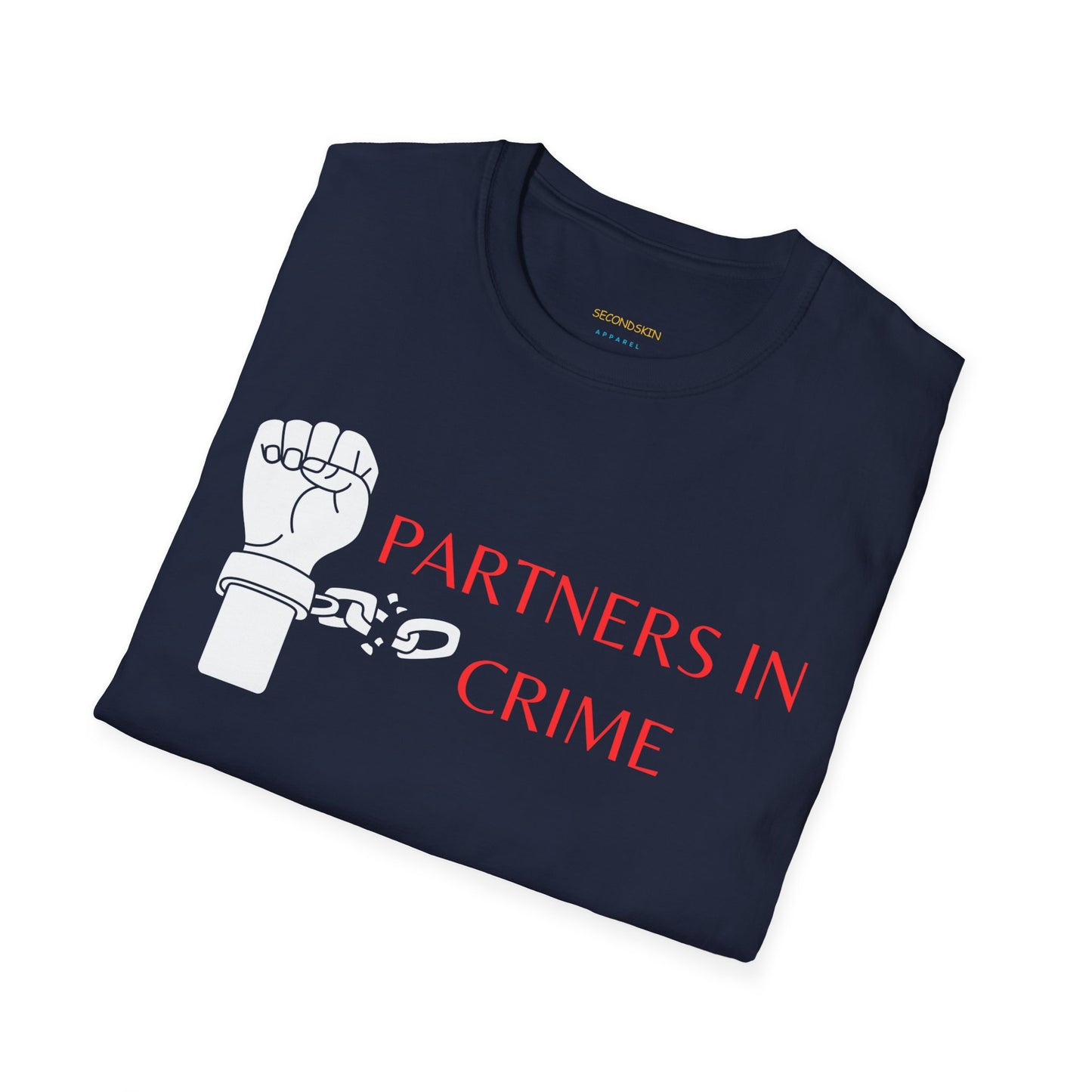 Black Unisex Softstyle couple T-Shirt