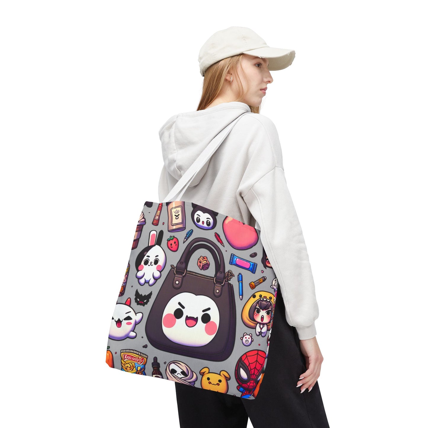 Niedliche Kawaii Tragetasche mit verspielten Charakteren - Perfekt für den täglichen Gebrauch und Geschenke