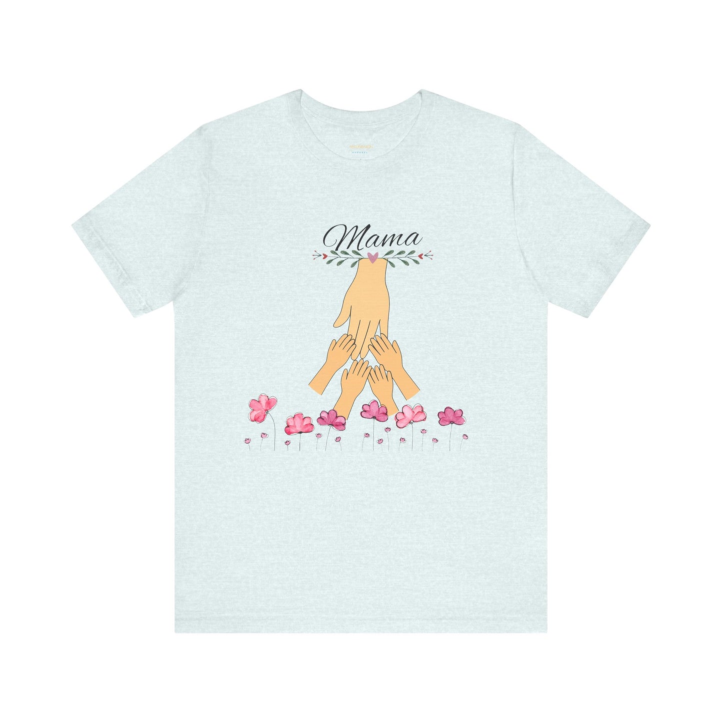 Mama Hands Unisex Custom  Tee - Perfect Gift for Mother's Day & Family Celebrations