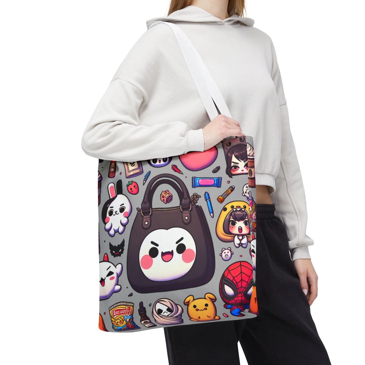 Niedliche Kawaii Tragetasche mit verspielten Charakteren - Perfekt für den täglichen Gebrauch und Geschenke