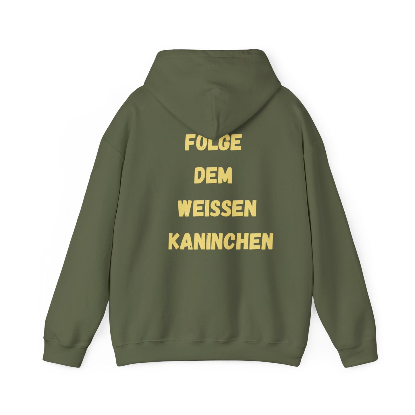 Folgen Sie dem weißen Kaninchen Hoodie - Unisex Heavy Blend™ Sweatshirt