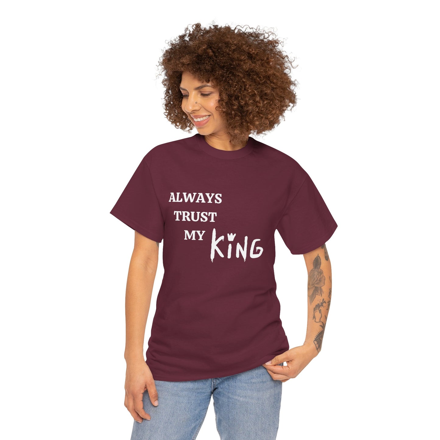 T-shirt Couple Assorti - T-shirt en Coton Épais Unisexe Amusant