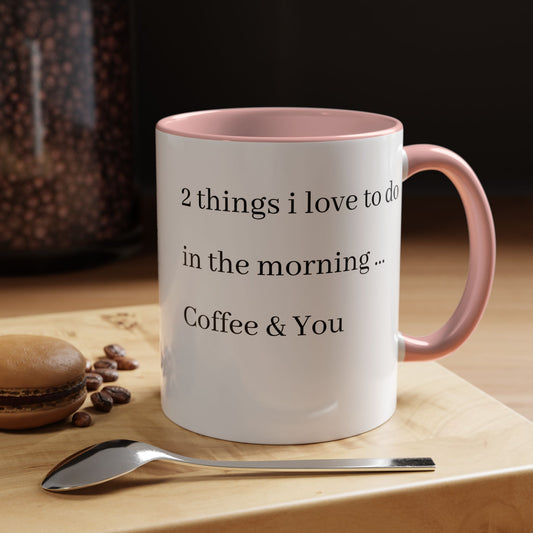 Kaffee & Du Akzentbecher - Perfekt für Morgenrituale - Ideales Geschenk für Kaffeeliebhaber