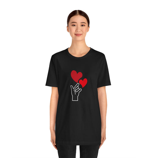 Camiseta unisex de manga corta de algodón orgánico