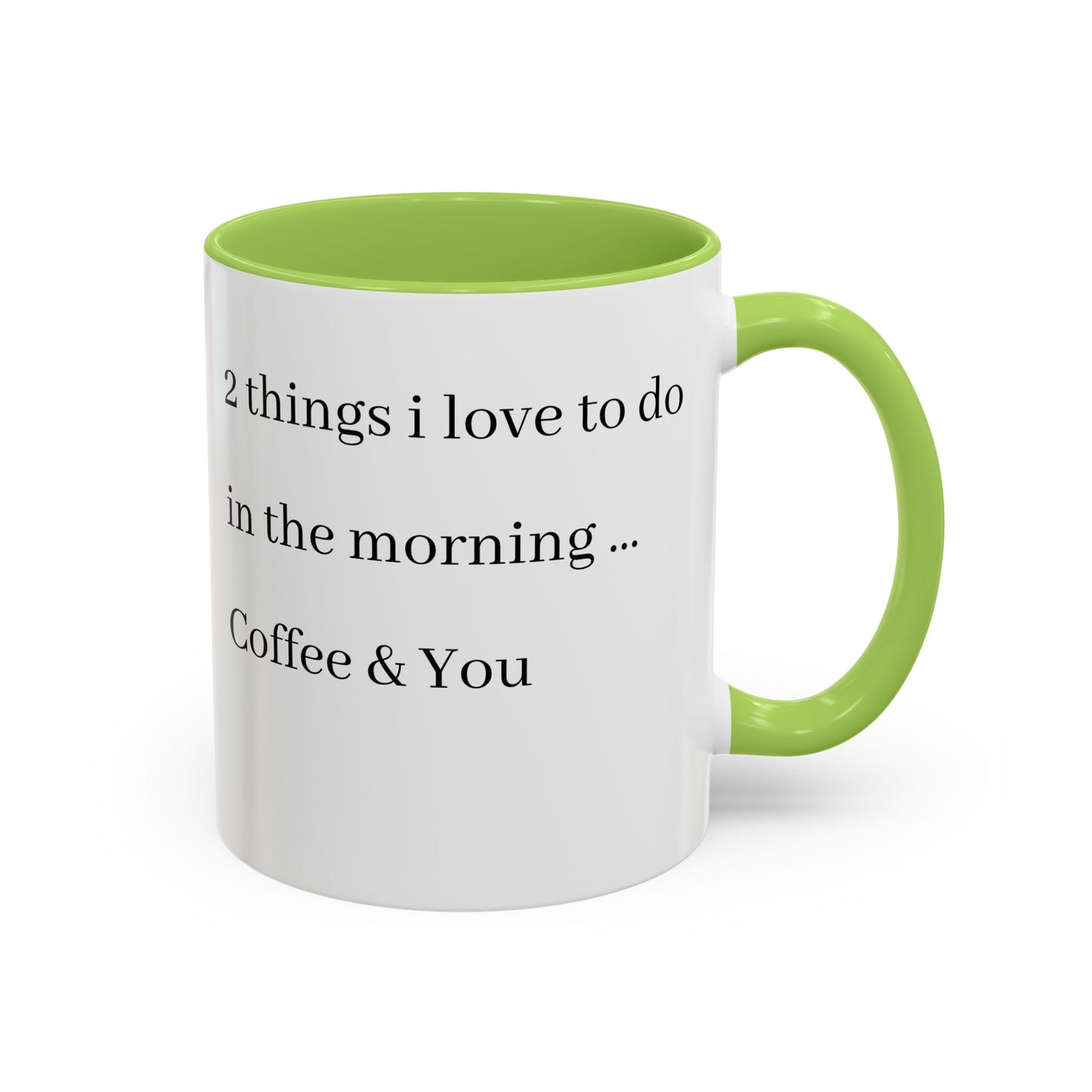 Coffee & You Accent Mug - Perfect for Morning Rituals - Ideal Gift for Coffee Lovers