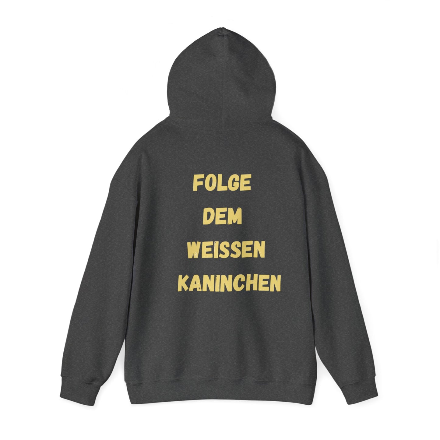 Folgen Sie dem weißen Kaninchen Hoodie - Unisex Heavy Blend™ Sweatshirt