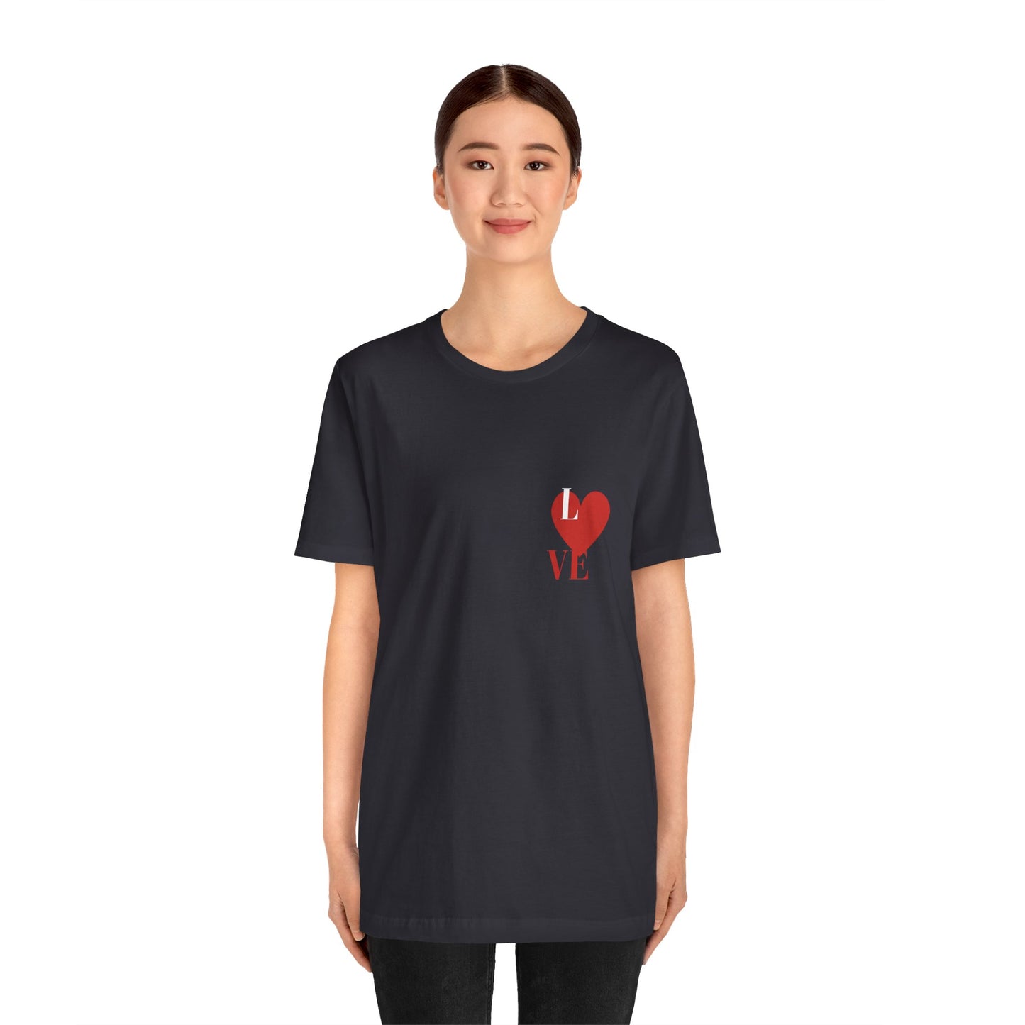 White Unisex Jersey Short Sleeve  Tee
