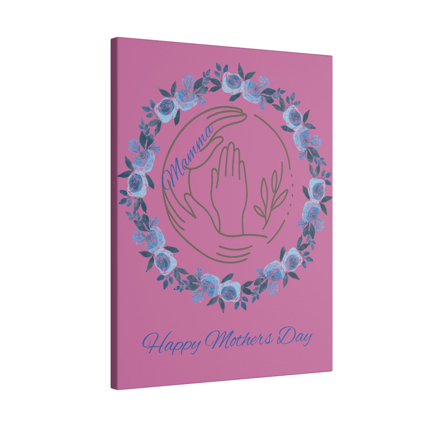 Mother's Day Giclée Print Canvas - Floral Hands Design