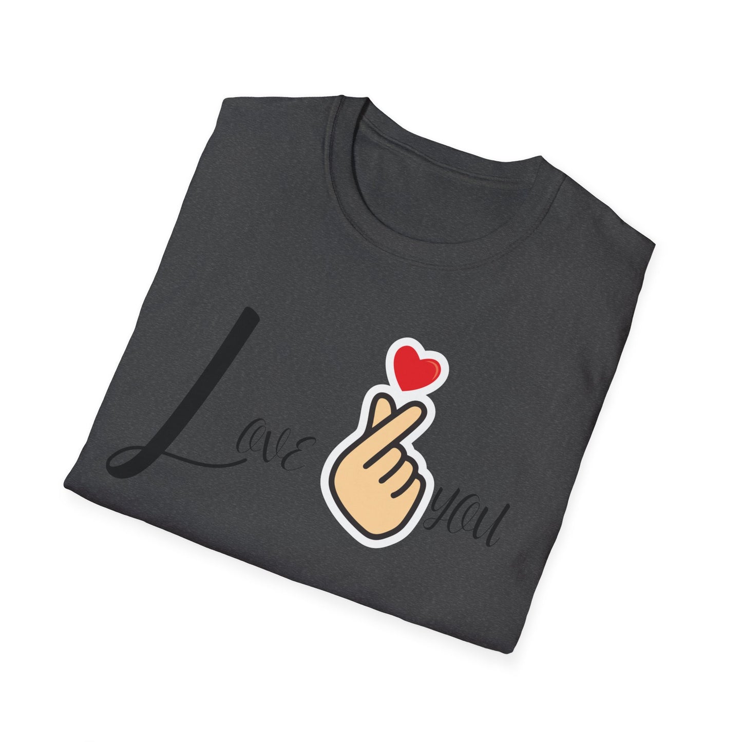 Weißes Unisex Softstyle Love T-Shirt