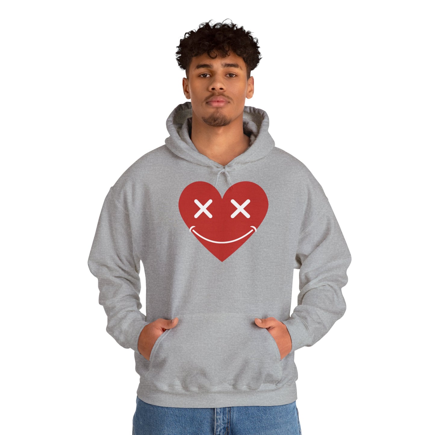 Sudadera unisex con capucha y mezcla pesada™ Love 