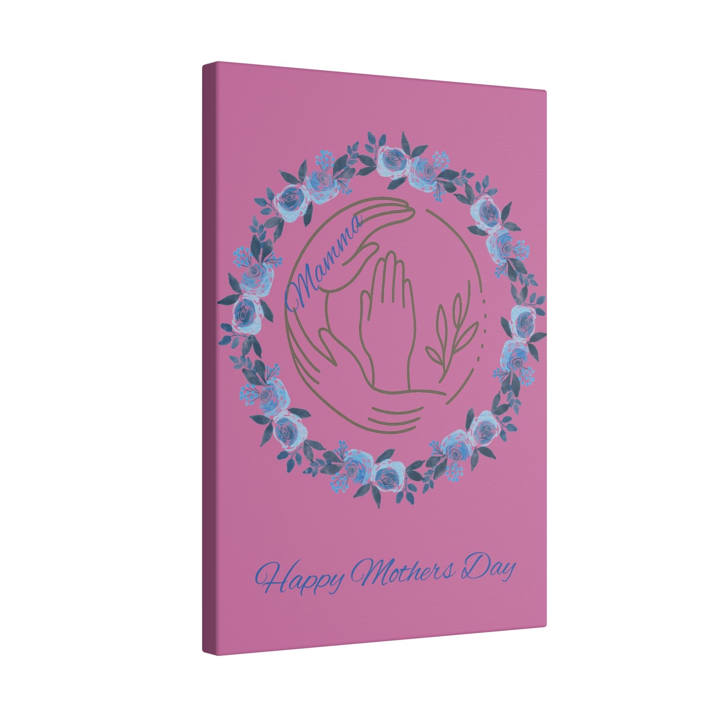 Mother's Day Giclée Print Canvas - Floral Hands Design