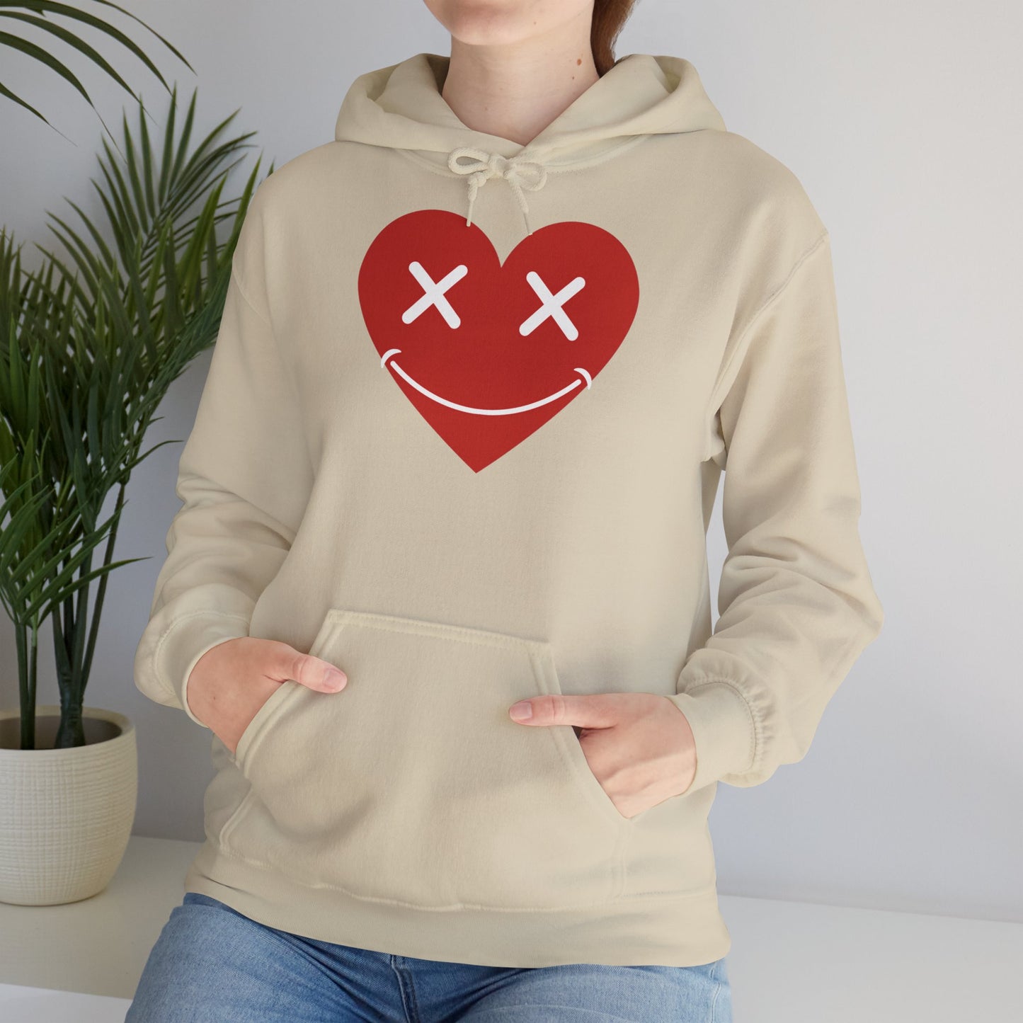 Sudadera unisex con capucha y mezcla pesada™ Love 