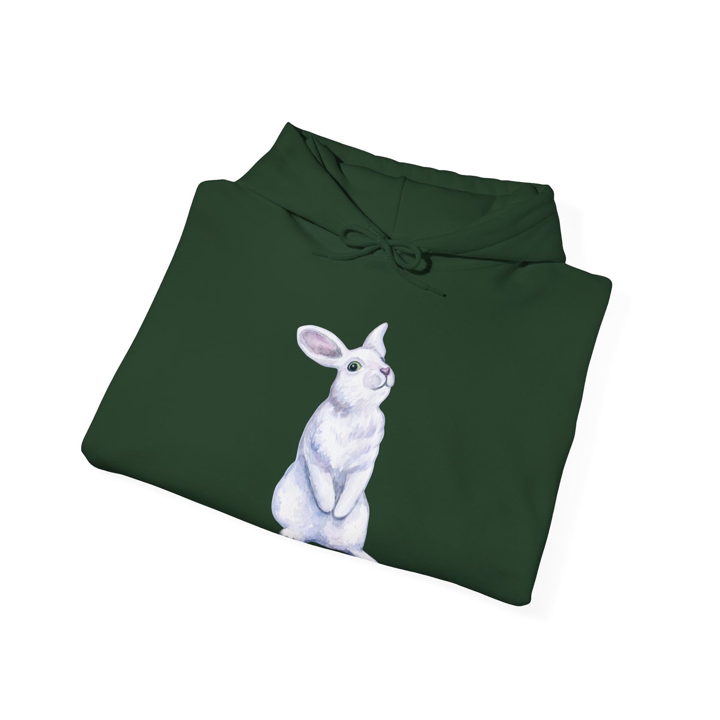 Folgen Sie dem weißen Kaninchen Hoodie - Unisex Heavy Blend™ Sweatshirt