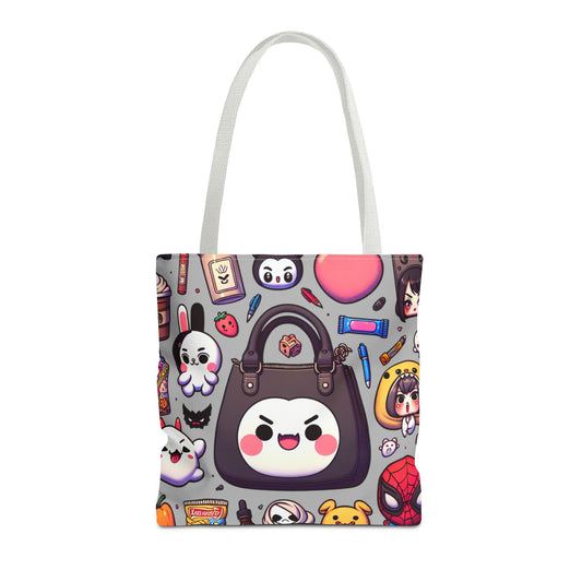 Bolsa Tote Kawaii Linda con Personajes Caprichosos - Perfecta para Uso Diario y Regalos
