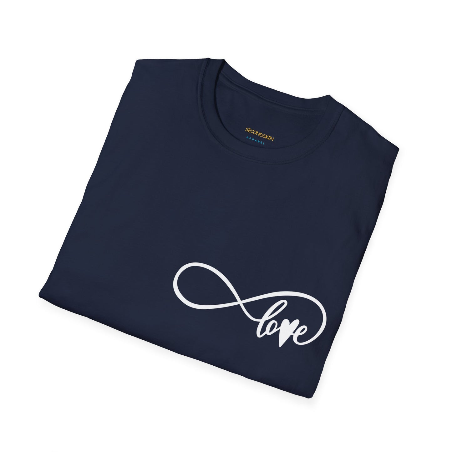 Schwarzes Unisex Softstyle Love T-Shirt
