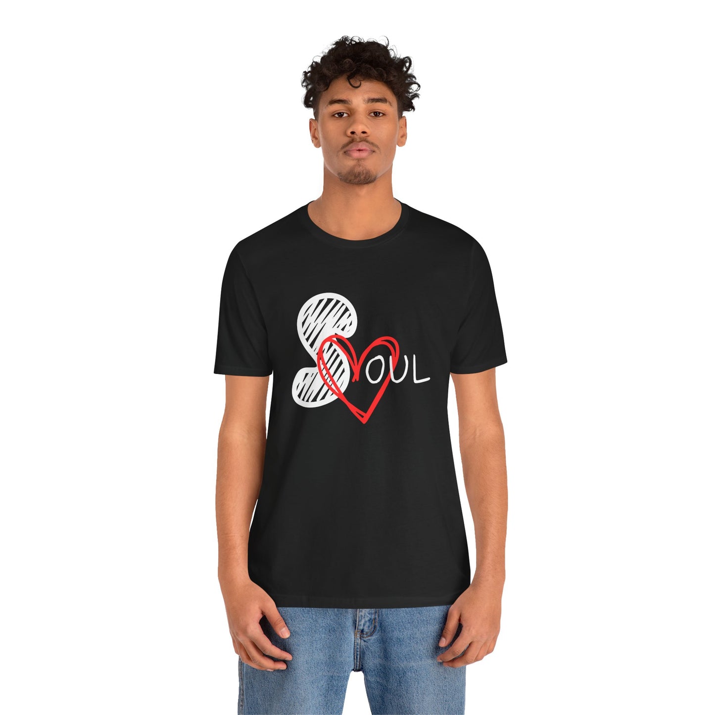 T-shirt unisexe à manches courtes assorti pour couple