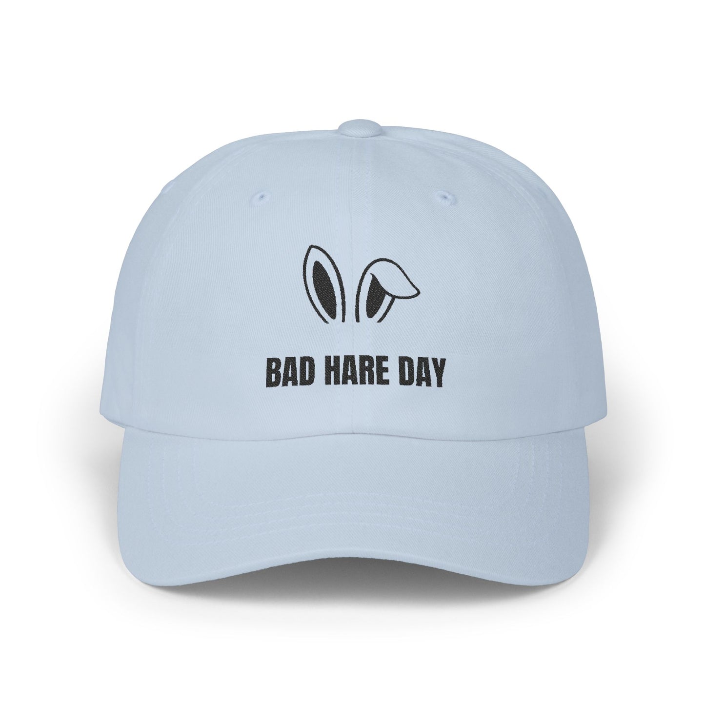 Umweltfreundliche klassische Dad-Cap - 'Bad Hare Day' Design für lässigen Stil