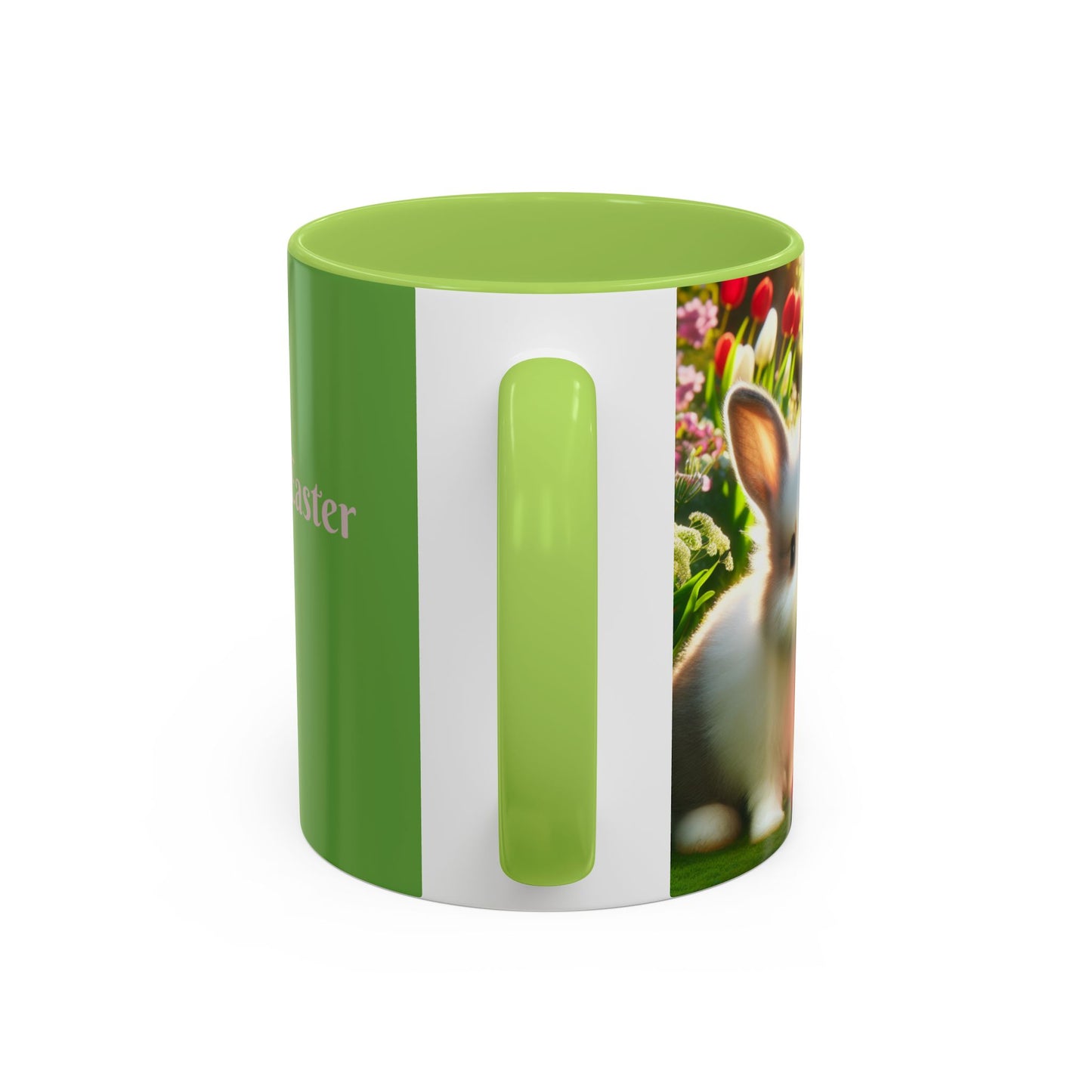 Happy Easter Accent Coffee Mug - 11 & 15oz - Perfect for Spring Celebrations
