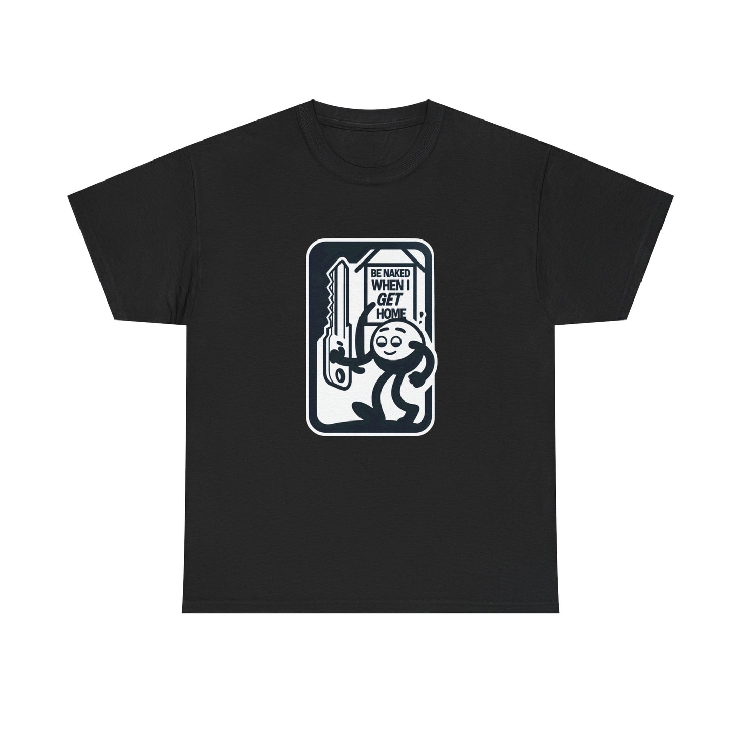 Funny Black Organic Cotton Tee