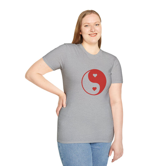 Camiseta Love Softstyle Unisex Gris