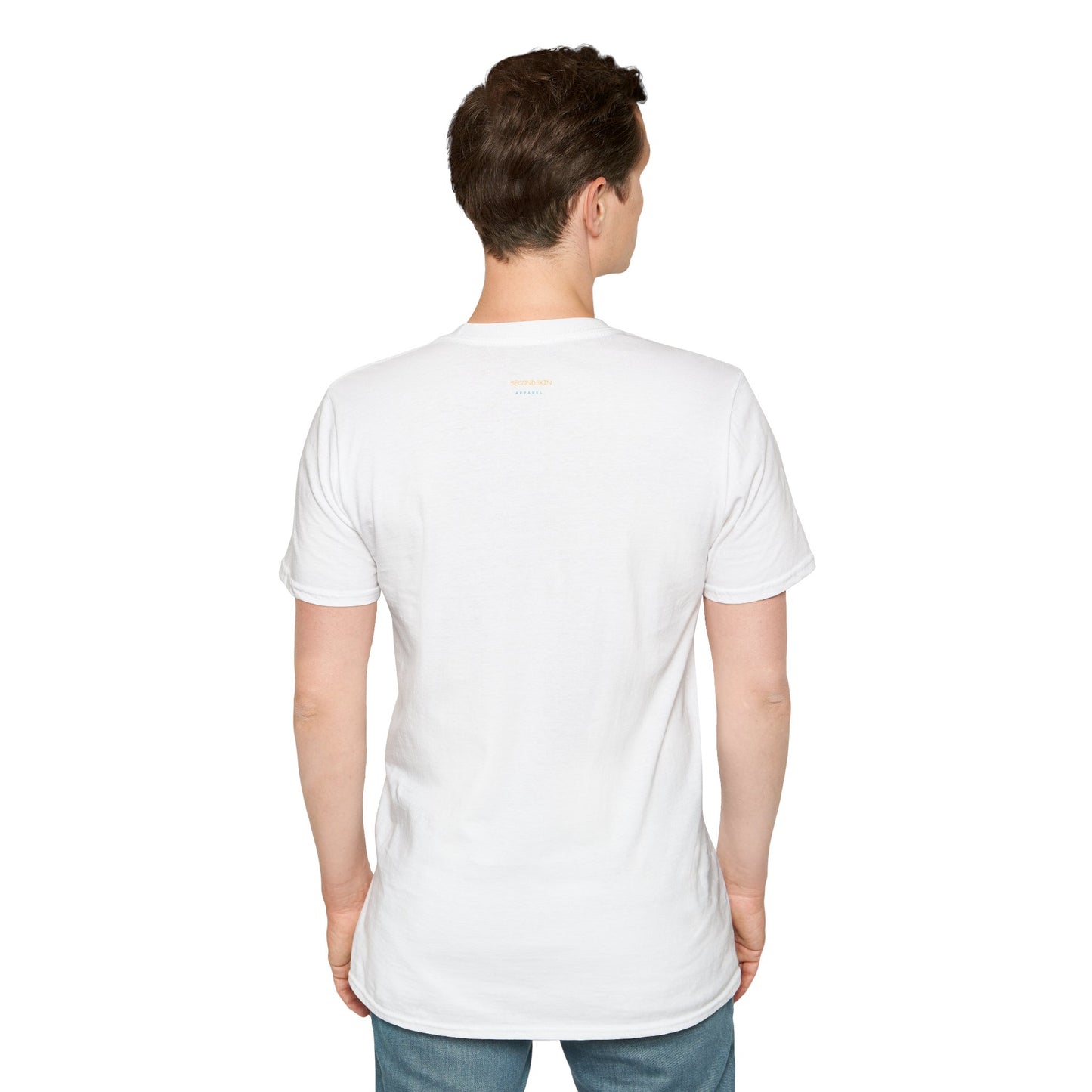 Camiseta unisex blanca Softstyle para hombre y mujer talla M 