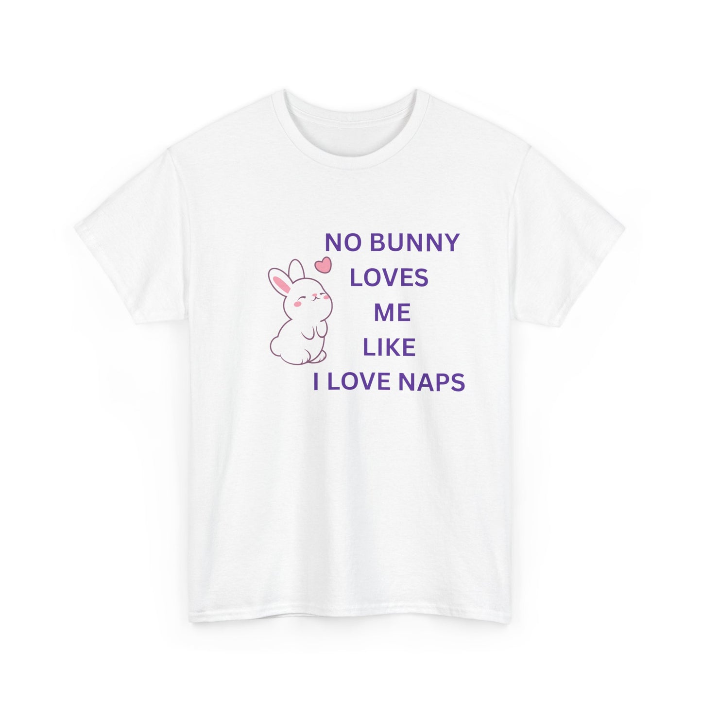 Funny Bunny Nap Lover Unisex Heavy Cotton Tee