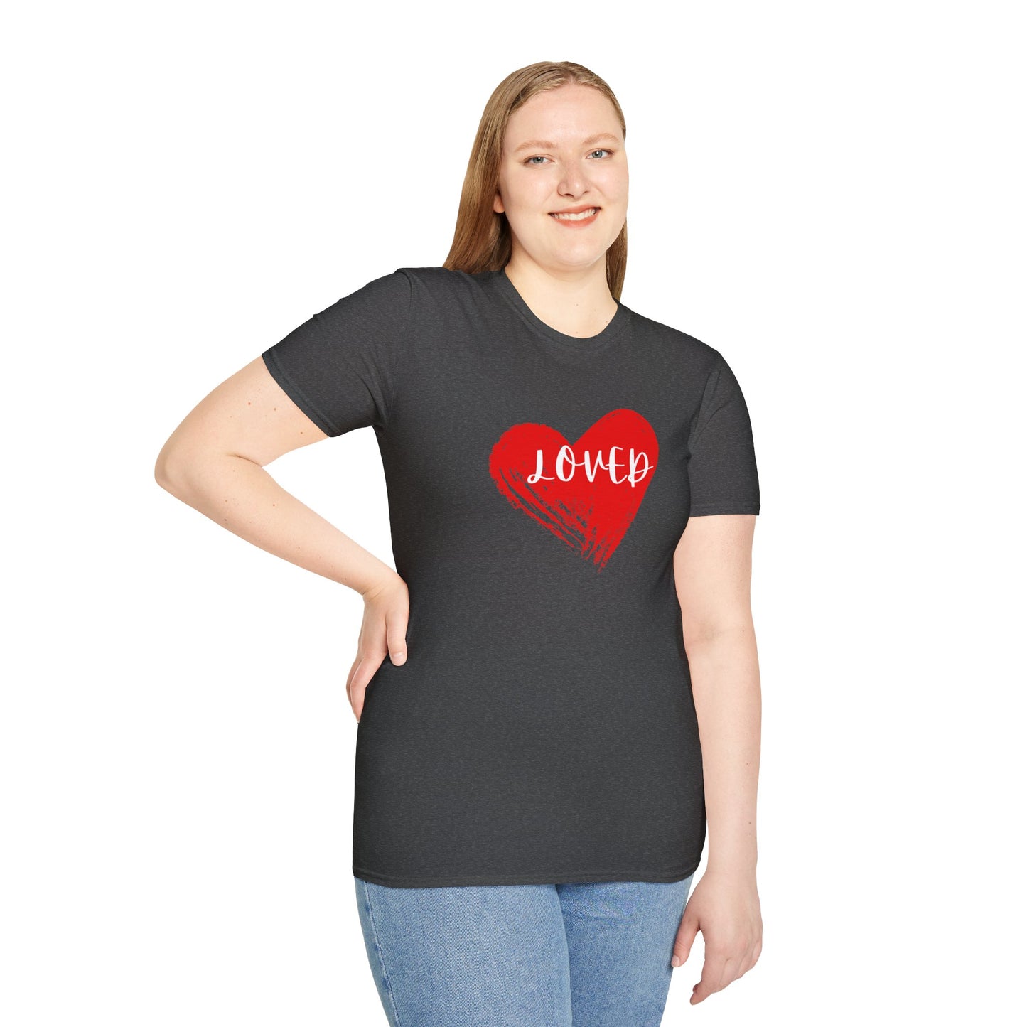 Camiseta unisex blanca Softstyle para hombre y mujer talla M 