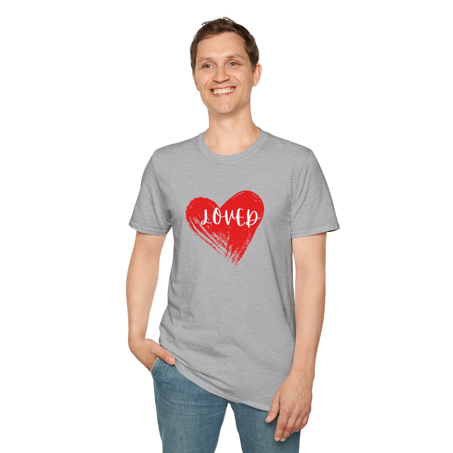 Camiseta unisex blanca Softstyle para hombre y mujer talla M 
