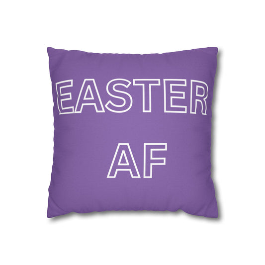 Housse de coussin carrée Pâques AF - Décor saisonnier amusant
